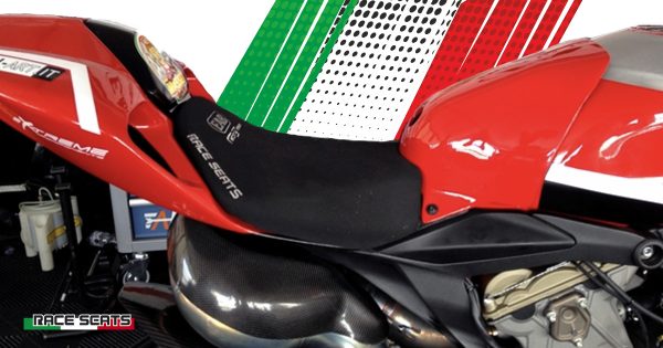 Sella completa per Ducati Panigale 899/959/1199/1199R/1299 | Competition line per prolunga serbatoio con fondo carbonio - immagine 3