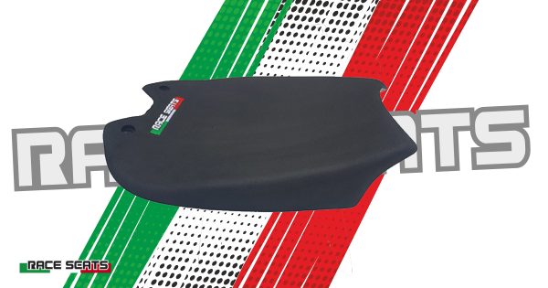 Sella completa per Ducati Panigale V4/V4S/V4R 2022/24 modello FLAT shape | Competition line con fondo in carbonio